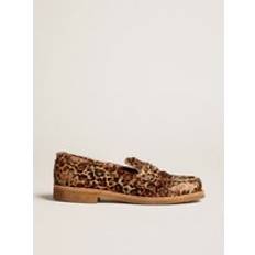 GOLDEN GOOSE Women Low Shoes GOLDEN GOOSE Women's Loafers In Leopard Print Pony Skin, Woman