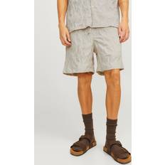 Kläder Jack & Jones Avslappnad Shorts Med Avslappnad Passform Beige