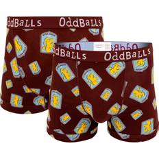 Tøj Aston Villa Oddballs Crest Boxer Shorts Claret Mens