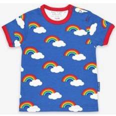 Organic Multi Rainbow Print Short-Sleeved T-Shirt 2-3y