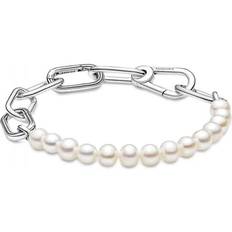 Pandora Pärlor Armband Pandora ME Armband "Süßwasserzuchtperlen" silber 599694C01 23