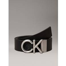 Calvin Klein Leather Logo Belt Black Men Black
