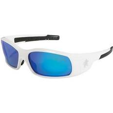 Blue Reading Glasses MCR Safety MyLe, Swagger Eyewear White Blue Diamond Mirror Lens (13 Units)