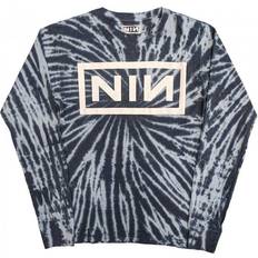 Tie Dye Clothing Nine Inch Nails Nine Nails Unisex Adult Tie Dye Cotton Logo Long-Sleeved T-Shirt