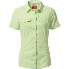 Multicoloured - Women Shirts Craghoppers Womens/Ladies NosiLife Adventure II Short Sleeved Shirt