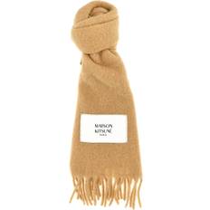 Beige Huivit Maison Kitsuné Alpaca Scarf - Chamomile