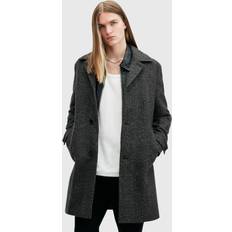 Cashmere - Men Coats AllSaints Wool-Blend Fincher Coat brown