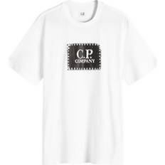 C.P. Company T-Shirts C.P. Company Logo Label T-Shirt - Gauze White