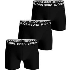 Björn Borg Bambus Underbukser Björn Borg Bamboo Cotton Blend 3-pak Boxershorts, Sort