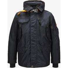 Parajumpers Herren Daunenjacke blau Mikrofaser unifarben