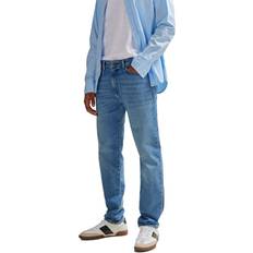 BOSS Maine regular-fit jeans in blue comfort-stretch denim