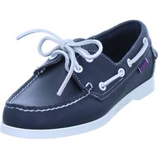 Sebago Dame Støvler Sebago W Docksides Portland W - Blue Navy