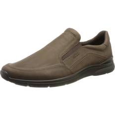 ecco Irving Nubuck Leather Men's Slip-On Shoes Coffee 12-12.5 Men x