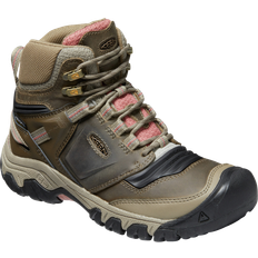 Vrouw Chukka Laarzen Keen Flex Mid Wp Timberwolf Brick Dus - Bruin