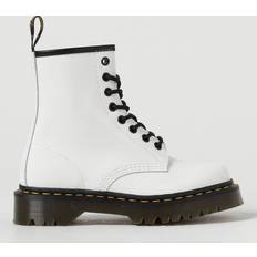 Dr. Martens Dame Ankelstøvletter Dr. Martens Flat Ankle Boots Woman color White