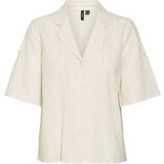 Cuero - Mujer Camisas Weekday Camisa - Blanco/Offwhite