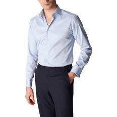 Eton Signature Twill French Cuffs Shirt - Light Blue