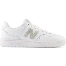 New Balance Women's White/Grey Leather