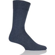 Falke Bomull Kläder Falke Män Sensitive London So, Blå (Navy Melange 6127) Hållbar, 46.5-49