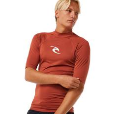 Rip Curl Mens Waves UPF Performance Short Sleeve Rash Vest