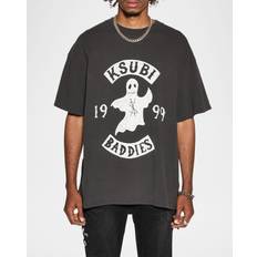 Ksubi T-shirts Ksubi Men's Baddies Ekcess Graphic T-Shirt BLACK (2X-Large)