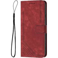 Google Pixel 9 Pro XL Wallet Cases GANGXUN (Red) Flip Case for Google Pixel 9 Pro Xl Card Insertion Pu Leather Wallet Kickstand