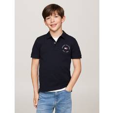 Tommy Hilfiger Polo Shirts Tommy Hilfiger Boys' Kids' Nautical Arch Logo Pique Polo Navy