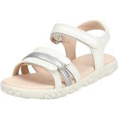 White Sandals Children's Shoes Geox Sandals SANDAL HAITI GIRL kid White kid