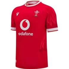 Macron Wales Rugby 24/25 Home Rugby Shirt Red/White/Gold