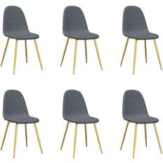 vidaXL 3082871 Dark Grey Köksstol 83cm 6st