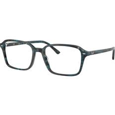 Ray-Ban Men Glasses Ray-Ban RX5431F Raimond Asian Fit 8394 Blue Size HSA/FSA Insurance Blue Light Block Available Grey (54)