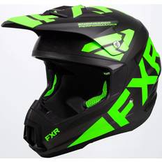 FXR Torque Team Snowmobile Helmet, black-green, for Men