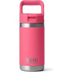 Yeti Rambler Jr 12oz Kids Water Bottle with Straw Cap, Tropical Pink