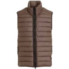 Stone Island Men Vests Stone Island Coats Brown