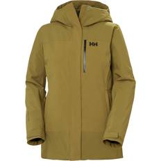 Guld - Skidor Jackor Helly Hansen Women's Snowplay Long Insulated Jacket Lynx