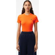 Lacoste Orange T-shirts Lacoste Ultra Dry Piqué Tennis T-shirt Orange