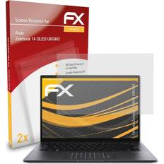 atFoliX Screen Protection Film For Asus Zenbook 14 OLED UM3402 Matt Shockproof