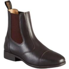 Stivaletti per cavalli Stivali scarpe da equitazione chelsea in pelle Premier Equine Torlano Marron