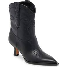 Dolce Vita Angel Western Boots - Black/Black