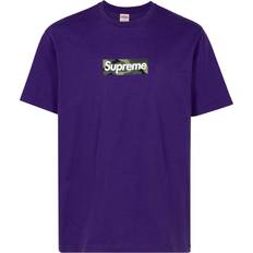 Supreme Men Clothing Supreme Supreme Box Logo Tee 'Purple'