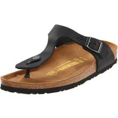 Birkenstock Gizeh Black Oiled Leather