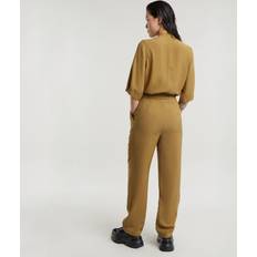 Brune - Dame Jumpsuits & Overaller G-Star Fluid Jumpsuit Beige Women