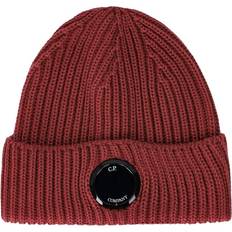 Røde Luer C.P. Company KETCHUP RIBBED BEANIE