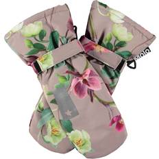 Molo Accessories Molo Girls Floral Insulated Mittens - Beige