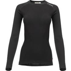 Aclima Damen Unterwäsche Aclima Damen, Funktionsshirt, WarmWool Crew Neck Shirt (XS) Schwarz