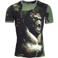 Dolce & Gabbana Green Tops Dolce & Gabbana Green Gorilla Cotton Short Sleeves T-shirt