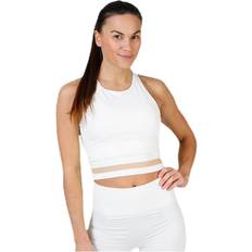 Filippa K Linnen Filippa K Seamless Crop Tank White, Female, Kläder, Tops, Träning, Vit
