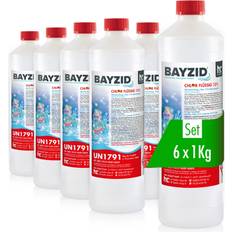 Desinfektion 6x 1 kg BAYZID Chlor 13% flüssig für Pools