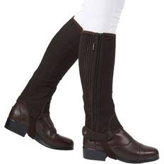 Dublin Easy-Care Half Chaps in Brown, Charlies