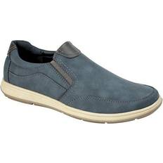 51 ½ - Herren Oxford Twin Gusset Casual Shoe Navy